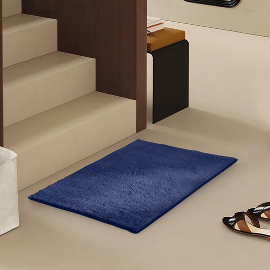 Enera Stello Collection Insignia Blue Color 33x48cm Mini Bath Mat - enera