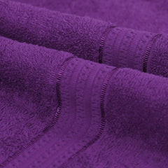 Enera Carnival Collection Royal Purple Color 4 Pcs Bath Towel - enera