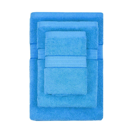 Enera Carnival Collection Perfect Blue Color 4 Pcs Bath Towel - enera
