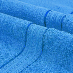 Enera Carnival Collection Perfect Blue Color 4 Pcs Bath Towel - enera