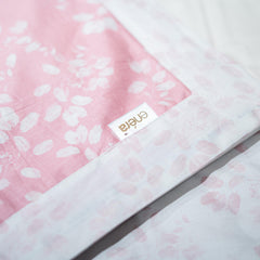 Enera Prism Collection Leaf Pink Color Printed Single Bed Dohar - enera