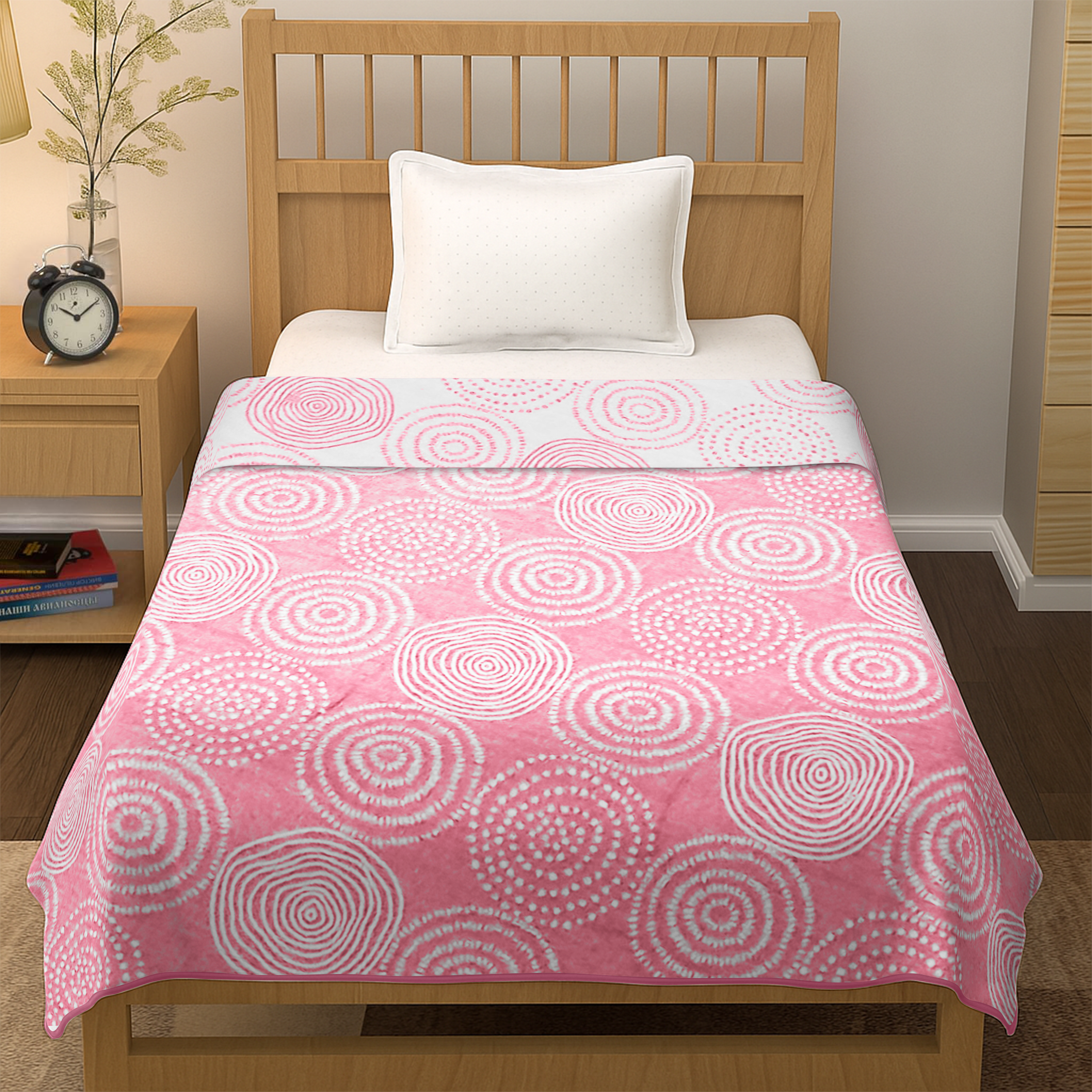 enera Printed Dohar 100% Pure Cotton, Summer Blanket for AC Rooms - Set of 2 - enera