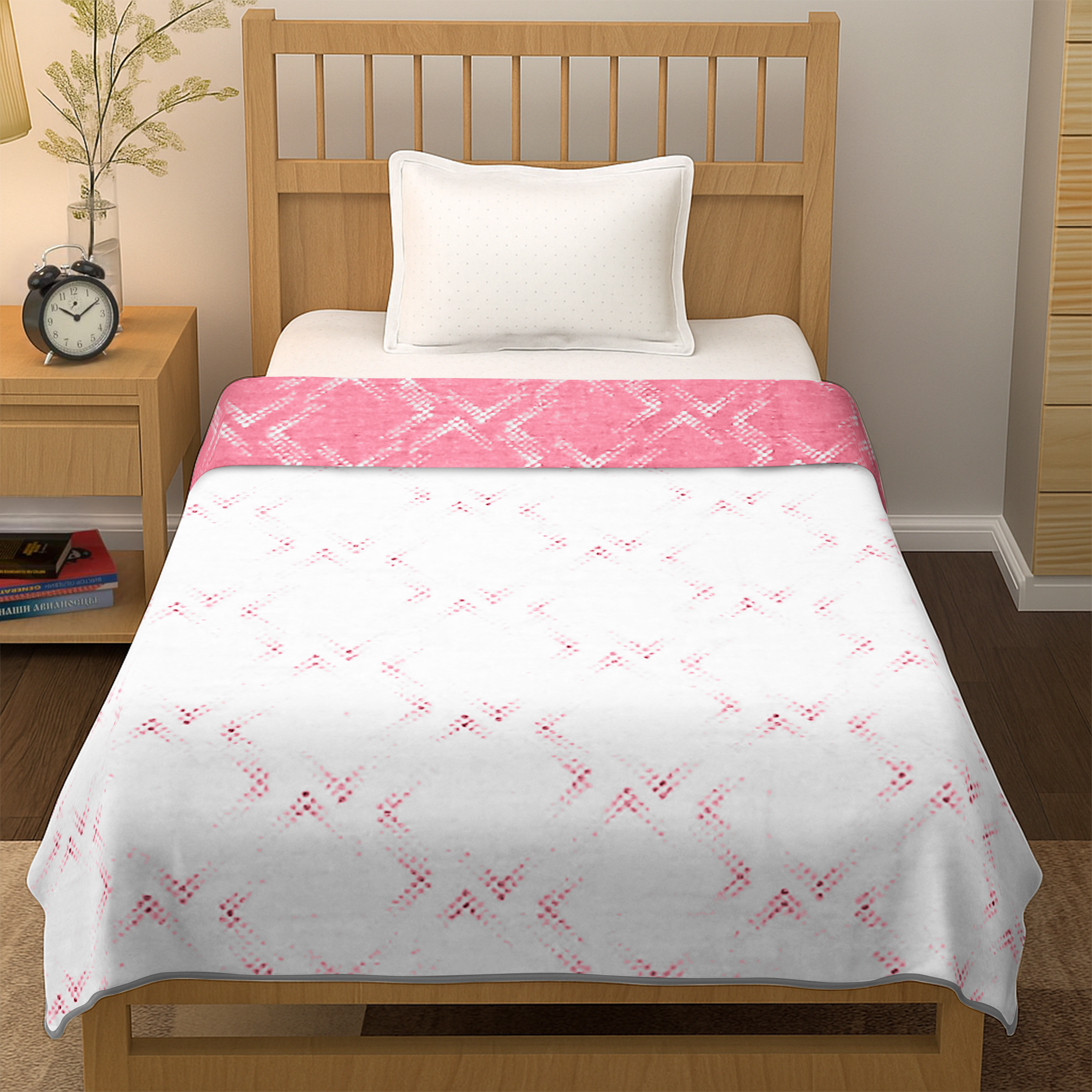 enera Printed Dohar 100% Pure Cotton, Summer Blanket for AC Rooms - Set of 2 - enera