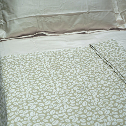 Enera Prism Collection Petal Light Green Color Printed Single Bed Dohar