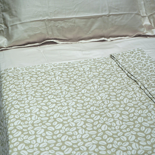 Enera Prism Collection Petal Light Green Color Printed Single Bed Dohar