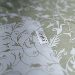 Enera Prism Collection Botanic Green Color Printed Single Bed Dohar - enera