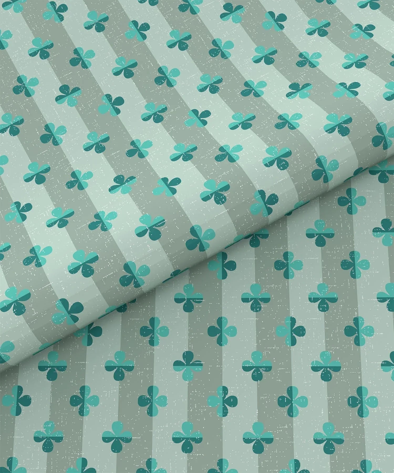 Enera Everyday Collection Turquoise Color King Size Bedsheet Set - enera