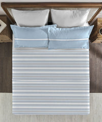 Enera Classic Collection Jane Stone Blue Color King Size Bedsheet Set - enera