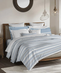 Enera Classic Collection Jane Stone Blue Color King Size Bedsheet Set - enera