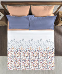 Enera Classic Collection Florence Lavender Color King Size Bedsheet Set - enera