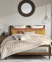 Enera Classic Collection Bagru Color King Size Bedsheet Set - enera