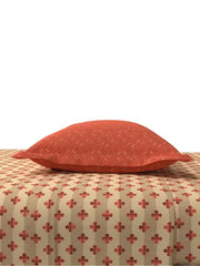 Enera Everyday Collection Orange Color King Size Bedsheet Set - enera