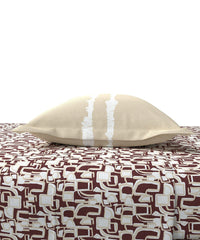 Enera Everyday Collection Red Color King Size Bedsheet Set - enera
