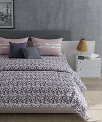 Enera Everyday Collection Marley Lavender Color King Size Bedsheet Set - enera
