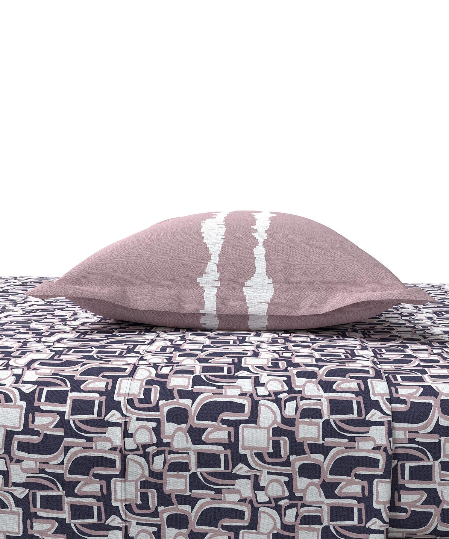 Enera Everyday Collection Marley Lavender Color King Size Bedsheet Set - enera
