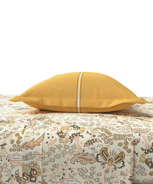 Enera Everyday Collection Yellow Color King Size Bedsheet Set - enera