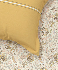 Enera Everyday Collection Yellow Color King Size Bedsheet Set - enera