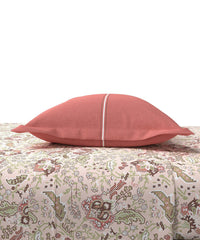 Enera Everyday Collection Peach Color King Size Bedsheet Set - enera