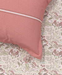 Enera Everyday Collection Peach Color King Size Bedsheet Set - enera