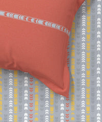 Enera Everyday Collection Grey Color King Size Bedsheet Set - enera