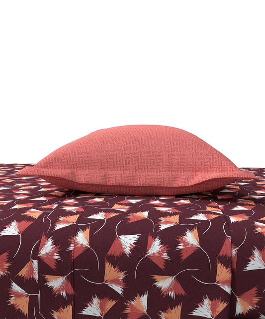 Enera Everyday Collection Mauve Color King Size Bedsheet Set - enera