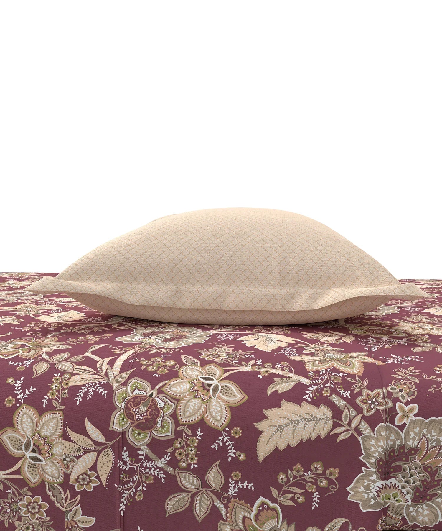 Enera Home Essential Collection Elaila Mauve Color King Size Bedsheet Set - enera