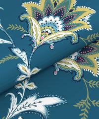 Enera Home Essential Collection Yasmin Teal Color King Size Bedsheet Set - enera