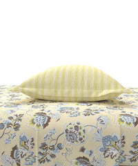 Enera Home Essential Collection Nayra Green Color King Size Bedsheet Set - enera