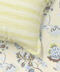Enera Home Essential Collection Nayra Green Color King Size Bedsheet Set - enera
