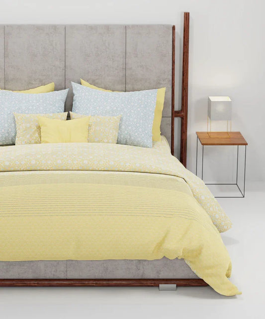 Enera Home Essential Collection Emaar Olive Color King Size Bedsheet Set - enera