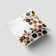 Marc Thred Flower White 16x16 Cushion Cover