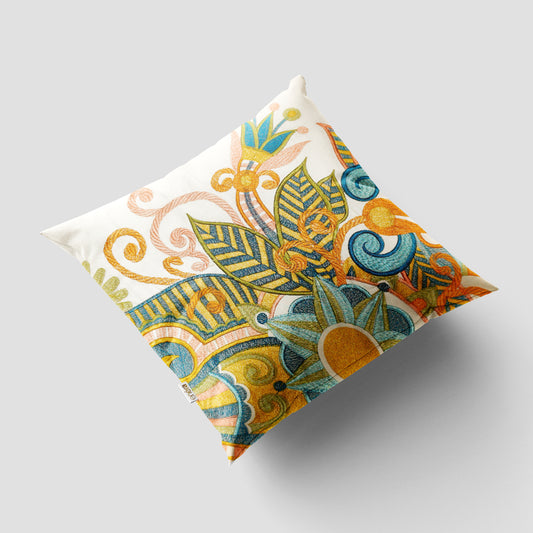 Marc Abstract Floral Multi Color 16x16 Cushion Cover