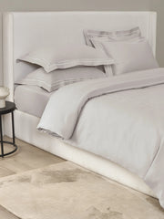 Sansar Elsie 100% Cotton King Size Bedsheet Set with 2 Pillow Covers – Pebble