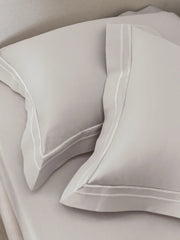Sansar Elsie 100% Cotton King Size Bedsheet Set with 2 Pillow Covers – Pebble