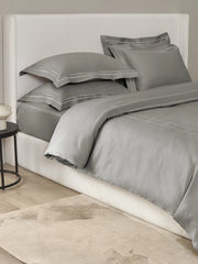 Sansar Elsie 100% Cotton King Size Bedsheet Set with 2 Pillow Covers – Elephant Skin