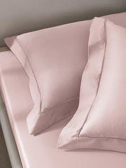 Sansar Bask 100% Cotton King Size Bedsheet Set with 2 Pillow Covers – Orchid