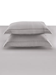 Sansar Devon 100% Cotton King Size Bedsheet Set with 2 Pillow Covers – Quiet Grey