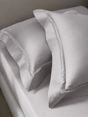 Sansar Devon 100% Cotton King Size Bedsheet Set with 2 Pillow Covers – Quiet Grey