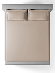 Sansar Devon 100% Cotton King Size Bedsheet Set with 2 Pillow Covers – Latte