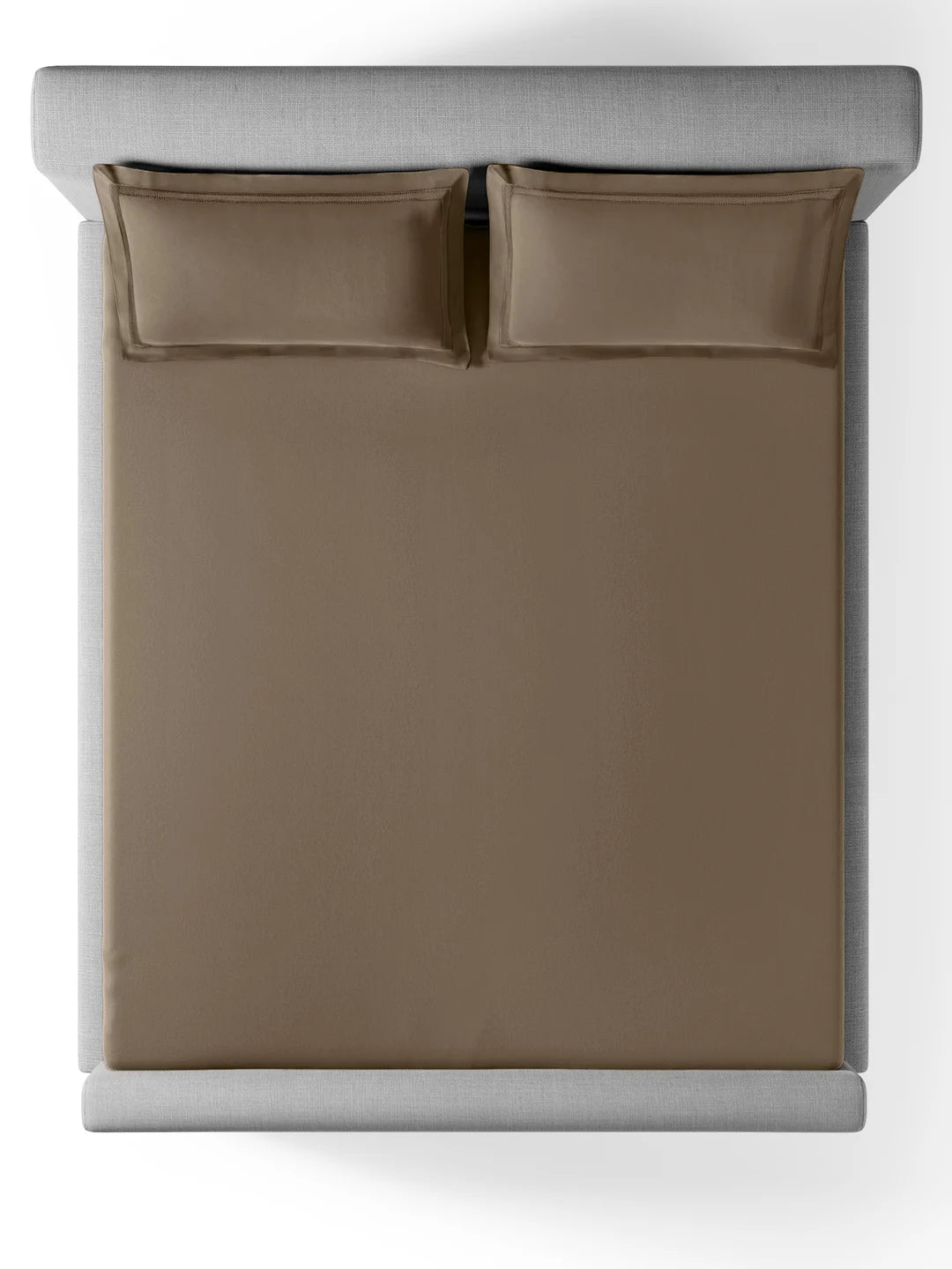 Sansar Devon 100% Cotton King Size Bedsheet Set with 2 Pillow Covers – Cappuccino