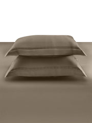 Sansar Devon 100% Cotton King Size Bedsheet Set with 2 Pillow Covers – Cappuccino