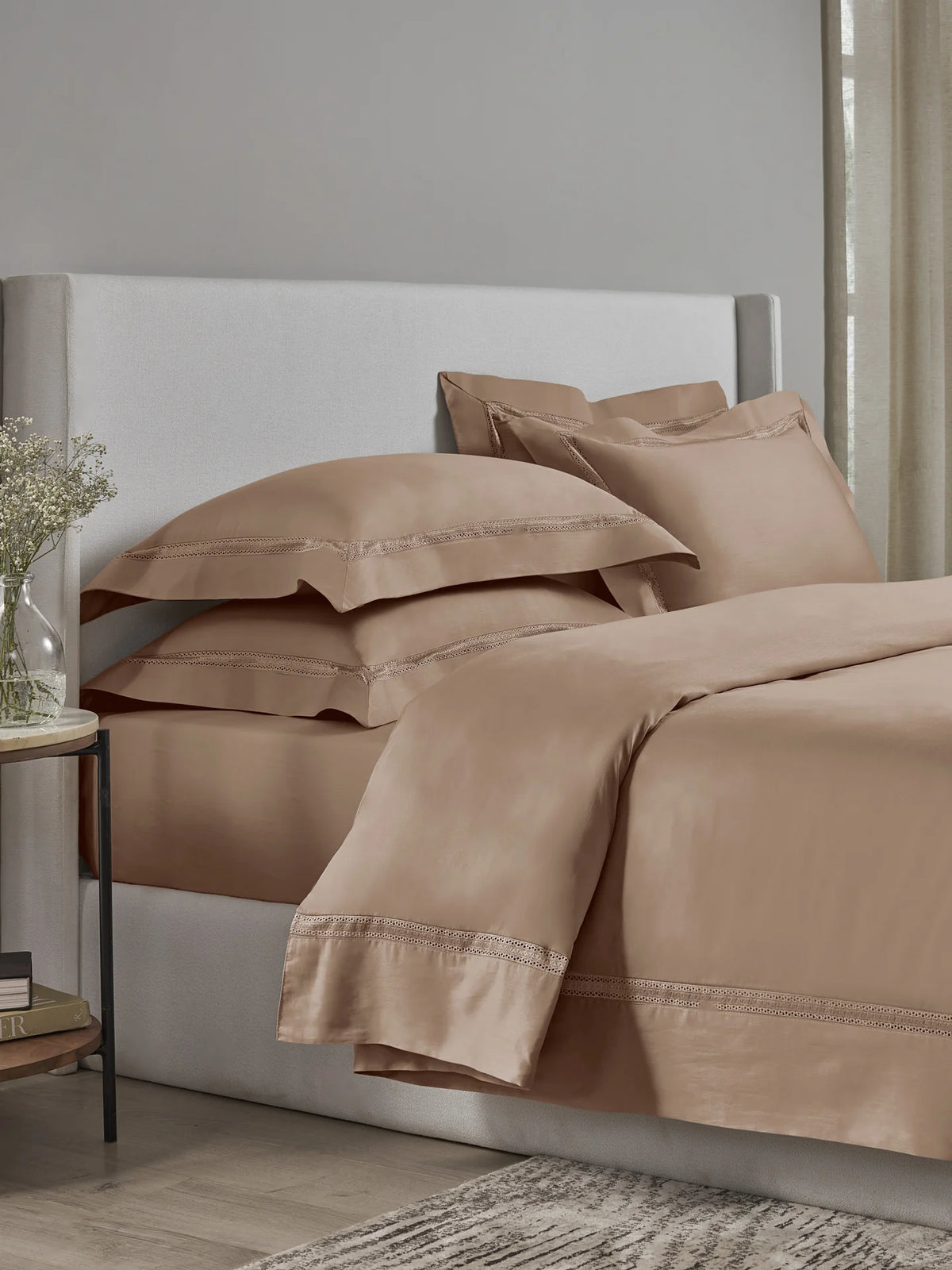 Devon Para 100% Cotton King Size Bedsheet Set with 2 Pillow Covers