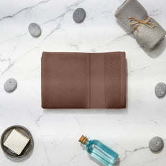 Elora Bath Towel 100% Cotton Pecan Brown 70x150 cm, Soft & Ultra Absorbent