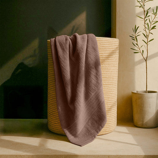Zenva Bath Towel Bamboo Walnut Brown 70x150 cm, Soft & Ultra Absorbent