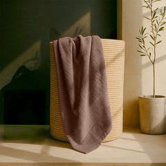 Zenva Bath Towel Bamboo Walnut Brown 70x150 cm, Soft & Ultra Absorbent