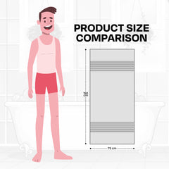 Zenva Bath Towel Bamboo Desert Rose 70x150 cm, Soft & Ultra Absorbent