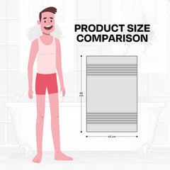 Zenva Hand Towel 2 Pcs Set Bamboo Latte Beige 40x60 cm, Soft & Ultra Absorbent