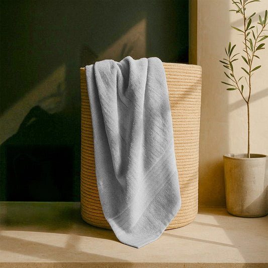 Zenva Bath Towel Bamboo Pearl Grey 70x150 cm, Soft & Ultra Absorbent
