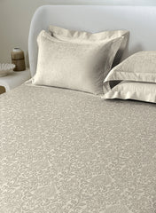 Jacquard Valencia Moonstruck 100% Cotton King Size Bedsheet Set with 2 Pillow Covers