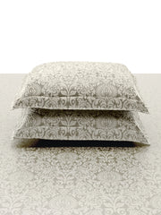 Jacquard Valencia Moonstruck 100% Cotton King Size Bedsheet Set with 2 Pillow Covers